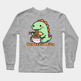 Ramen life dinosaur Long Sleeve T-Shirt